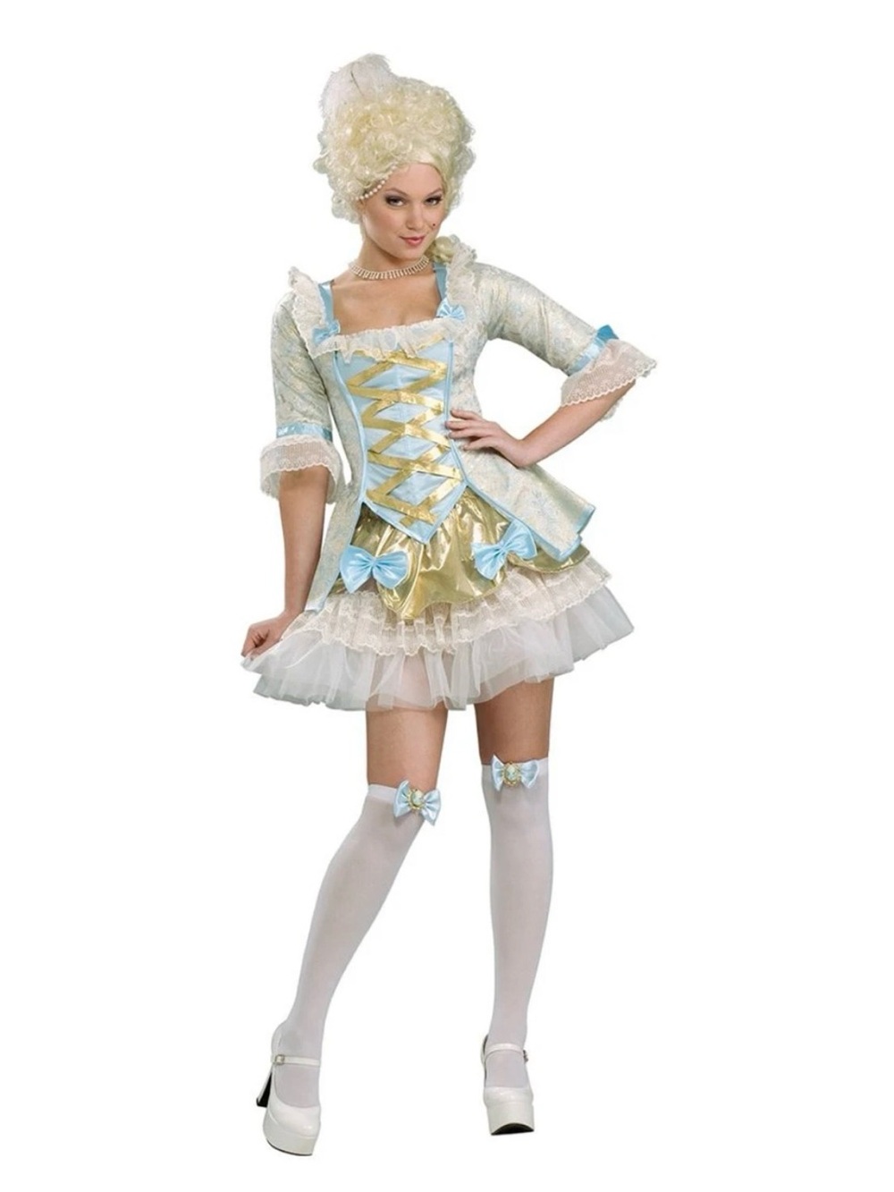 2000’s Rubie's Blue and Gold Lady Versailles Dress